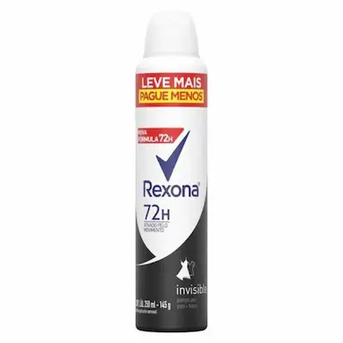 DESODORANTE ANTITRANSPIRANTE AEROSOL INVISIBLE REXONA 250ML