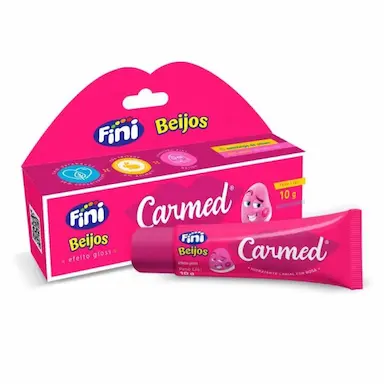 HIDRATANTE LABIAL CARMED FINI BEIJOS COM COR EFEITO GLOSS 10G