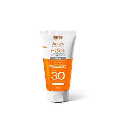 PROTETOR SOLAR FACIAL DARROW ACTINE ANTIOLEOSIDADE SEM COR FPS 30 COM 120G