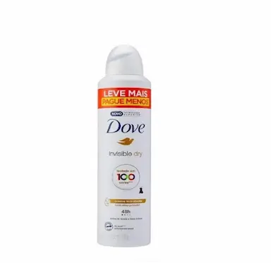 DESODORANTE ANTITRANSPIRANTE AEROSOL DOVE INVISIBLE DRY COM 250ML
