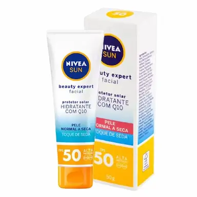 NIVEA SUN PROTETOR SOLAR FACIAL BEAUTY EXPERT FPS 50 - 50G