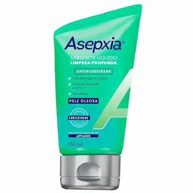 SABONETE LíQUIDO ASEPXIA LIMPEZA PROFUNDA 150ML