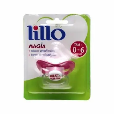 CHUPETA SILICONE LILáS TAMANHO 1 LILLO MAGIA