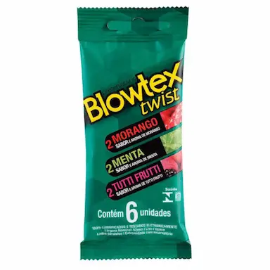 PRESERVATIVO BLOWTEX TWIST - 6 UNIDADES