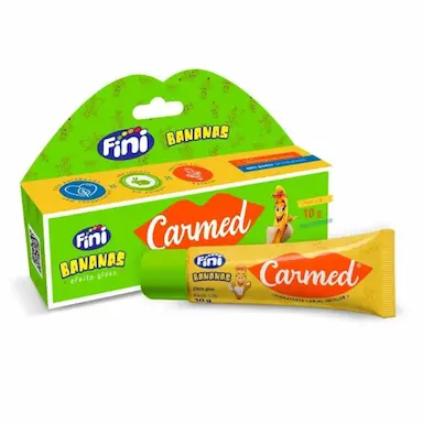 HIDRATANTE LABIAL CARMED FINI BANANAS EFEITO GLOSS 10G