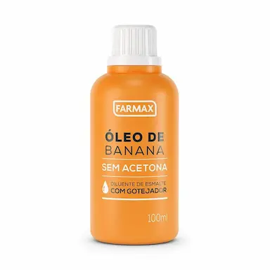 ÓLEO DE BANANA SEM ACETONA FARMAX 100ML