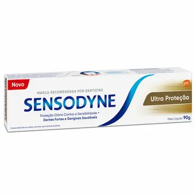 PASTA DE DENTE SENSODYNE ULTRA PROTEÇÃO COM 90G