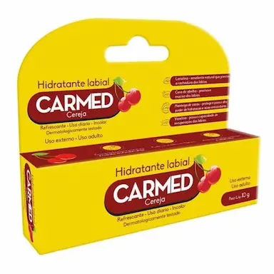 PROTETOR LABIAL CARMED CEREJA INCOLOR COM 10G