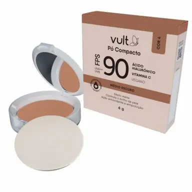 Pó COMPACTO VULT ÁCIDO HIALURôNICO FPS 90 6G - xpto