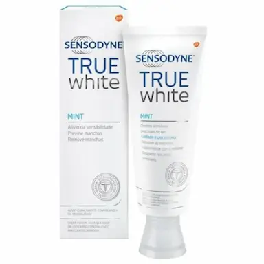 CREME DENTAL SENSODYNE TRUE WHITE USO DIÁRIO 100G