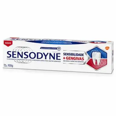CREME DENTAL SENSODYNE SENSIBILIDADE &amp;amp;AMP; GENGIVAS 100G