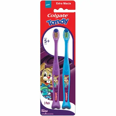 ESCOVA DENTAL INFANTIL COLGATE TANDY 2 UNIDADES