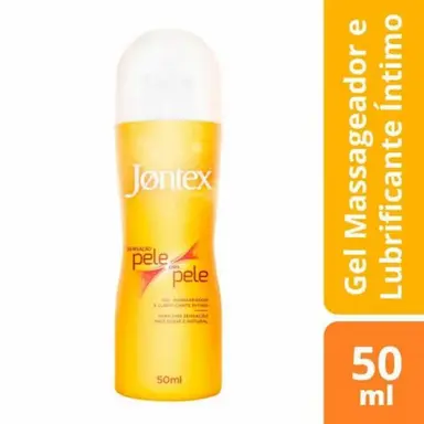 GEL LUBRIFICANTE JONTEX SENSAçãO PELE COM PELE 50G