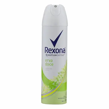 DESODORANTE FEMININO ANTITRANSPIRANTE AEROSOL REXONA ERVA DOCE 150ML