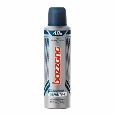 DESODORANTE AEROSOL BOZZANO SENSITIVE SEM PERFUME 48H 150ML
