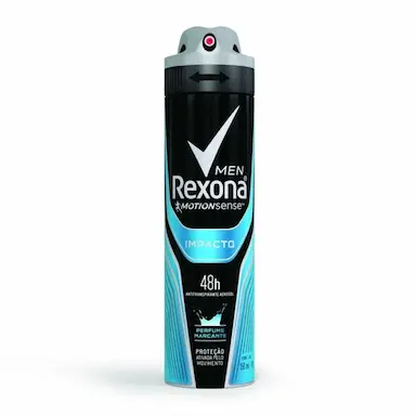 DESODORANTE ANTITRANSPIRANTE AEROSOL REXONA MEN IMPACTO 150ML