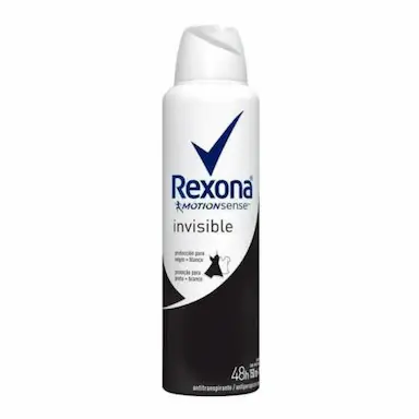 DESODORANTE ANTITRANSPIRANTE AEROSOL REXONA FEMININO INVISIBLE 150ML