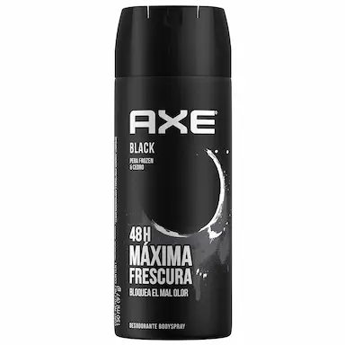 DESODORANTE BODYSPRAY AEROSOL AXE BLACK 150ML