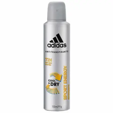 DESODORANTE AEROSOL ADIDAS MASCULINO COOL &amp;amp;AMP; DRY SPORT ENERGY 150ML