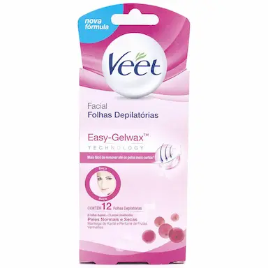 FOLHAS DEPILATÓRIAS VEET CERA FRIA 12 FOLHAS