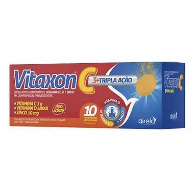 VITAMINA C VITAXON C TRIPLA AÇÃO 10 COMPRIMIDOS