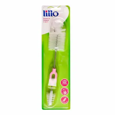 ESCOVA DE LIMPEZA LILLO PARA MAMADEIRA 2 EM 1 (9515)