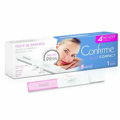TESTE DE GRAVIDEZ CONFIRME COMPACT 1 UNIDADE