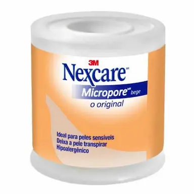FITA MICROPORE NEXCARE BEGE 50MM X 4,5M
