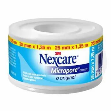 FITA MICROPORE NEXCARE BRANCO 25MMX1,35M