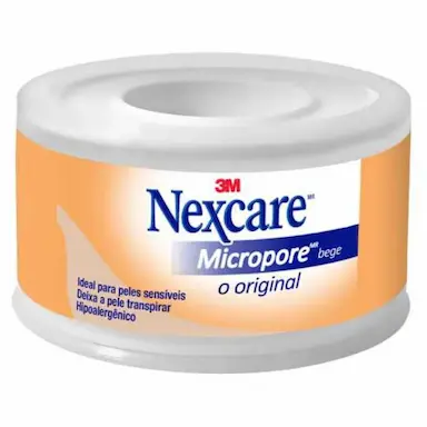 FITA MICROPORE NEXCARE 3M BEGE 25MMX4,5M