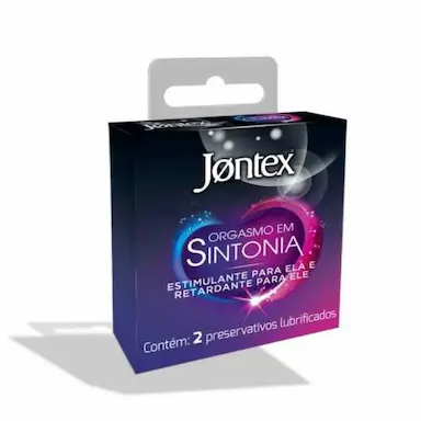 PRESERVATIVO JONTEX ORGASMO EM SINTONIA 2 - UNIDADES