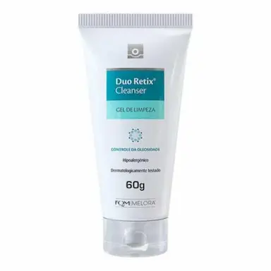 GEL DE LIMPEZA FACIAL MELORA DUO RETIX CLEANSER PELE ACNEICA 60G