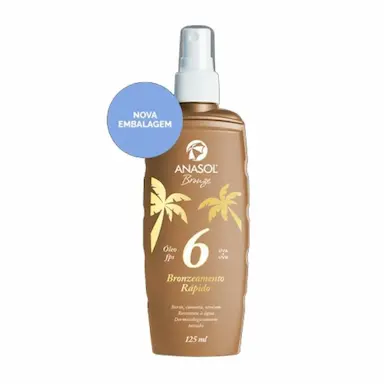 BRONZ ANASOL FPS6 OLEO SPR 125ML