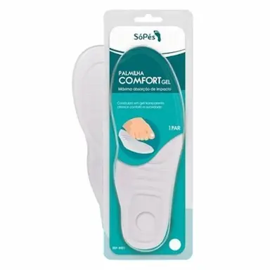 PALMILHA COMFORT GEL TAMANHO 41/42 COM 1 PAR