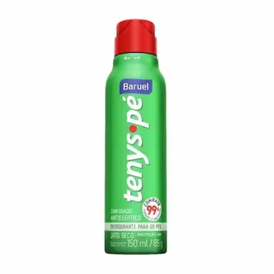DESODORANTE PARA OS PÉS JATO SECO TENYS PÉ CANFORADO 150ML