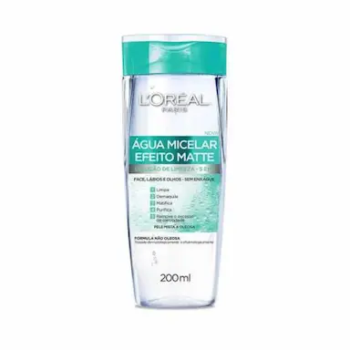 AGUA MICELAR EFEITO MATTE  LOREAL 200ML - xpto