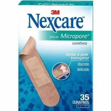 CURATIVO NEXCARE 3M MICROPORE - 35 UNIDADES