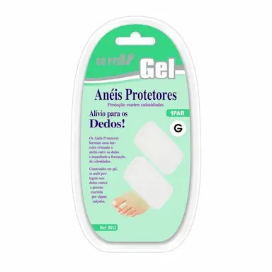ANÉIS PROTETORES PARA DEDOS GEL SÓ PÉS PAR TAMANHO G