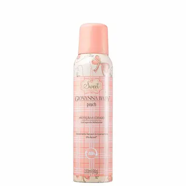 DESODORANTE AEROSSOL GIOVANNA BABY SWEET COLLECTION PEACH 150ML