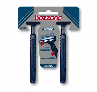 APARELHO BOZZANO SPEED 2 LÂMINAS BLISTER 2 UNIDADES