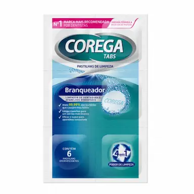COREGA TABS BRANQUEADOR 6 PASTILHAS