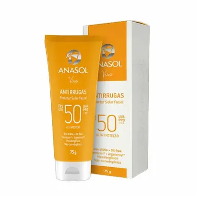 ANASOL PROT. SOLAR FACIAL ANTIRRUGAS FPS 50 - 60G