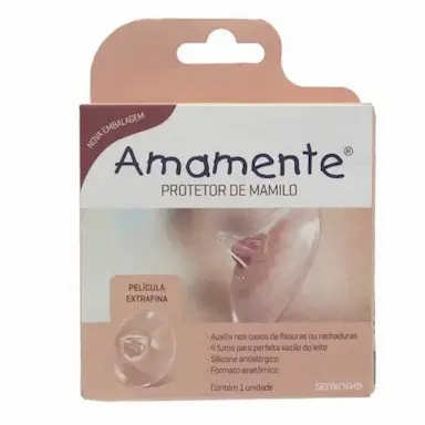 PROTETOR DE MAMILO AMAMANTE BICO DE SILICONE 1 UNIDADE