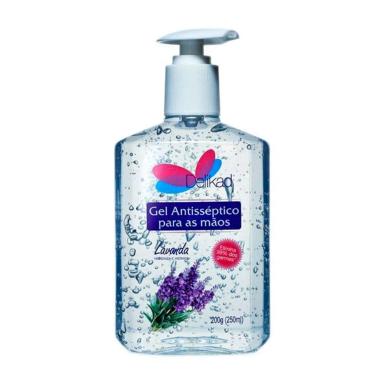 GEL ANTISSÉPTICO DELIKAD LAVANDA  250ML