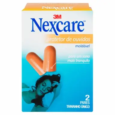 PROTETOR AUDITIVO NEXCARE 2 PARES
