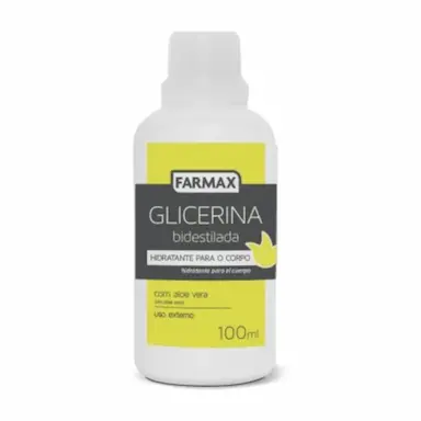 GLICERINA BIDESTILADA FARMAX COM ALOE VERA 100ML
