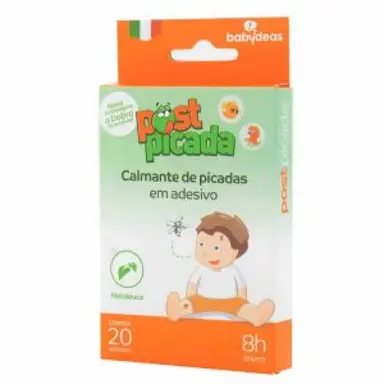 ADESIVO CALMANTE DE PICADAS COM 20 UNIDADES – BABYDEAS