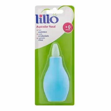 ASPIRADOR NASAL LILLO AZUL COM 1 UNIDADE
