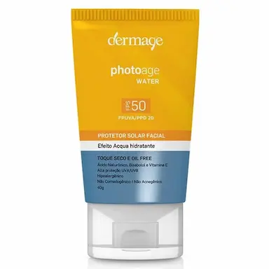 PROTETOR SOLAR FACIAL PHOTOAGE WATER FPS50 DERMAGE 40G