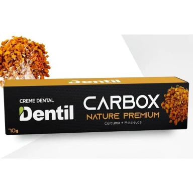 CREME DENTAL DENTIL CARBOX NATURE PREMIUM COM CÚRCUMA 70G